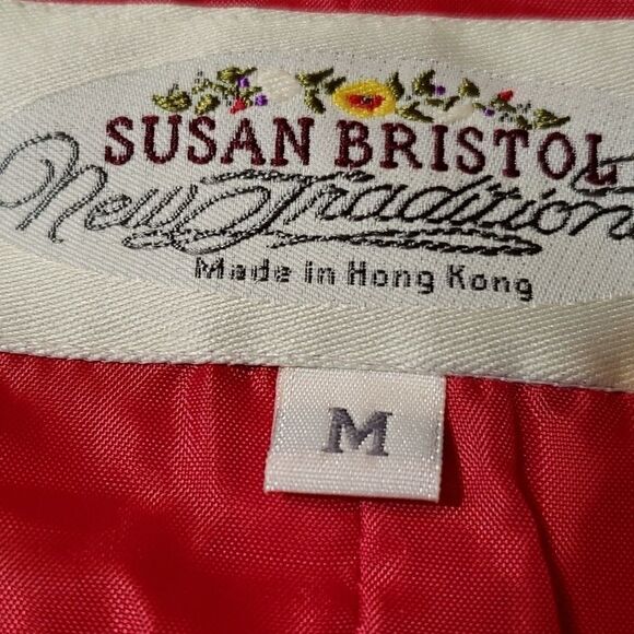 Vintage Susan Bristol Tartan Plaid Christmas Vest - Picture 7 of 8